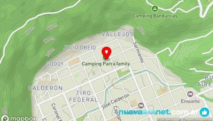 mapa de Panaderia El Naranjo Panadería en San Martín de los Andes