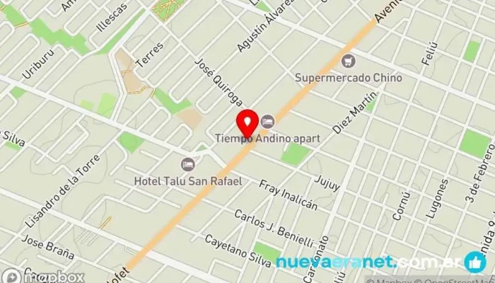 mapa de Panadería El Nihuil Panadería en San Rafael