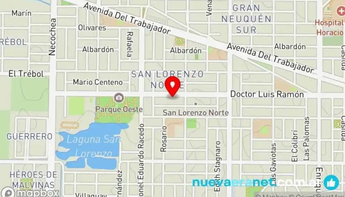 mapa de Panadería El Pancito Alegré Panadería en Neuquén