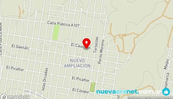 mapa de Panaderia El Pastelero Panadería en Gral. Roca