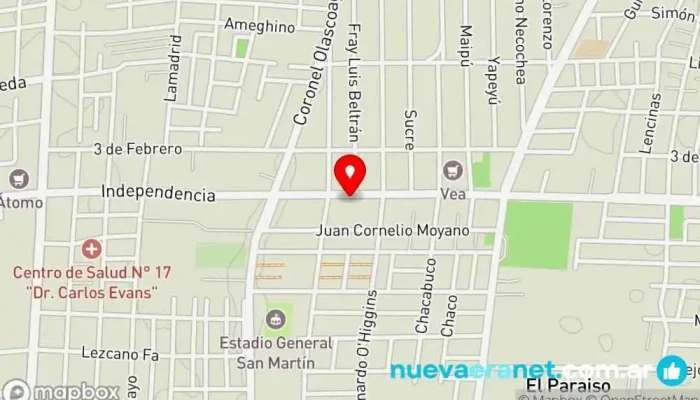 mapa de Panadería 