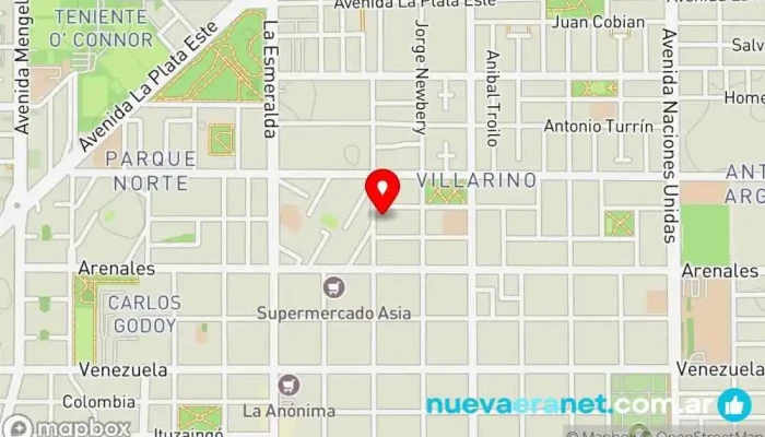 mapa de Panaderia El Porvenir Comercio en Cipolletti