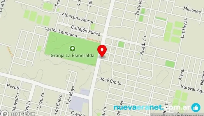 mapa de Panadería El Porvenir Panadería en Santa Fe de la Vera Cruz