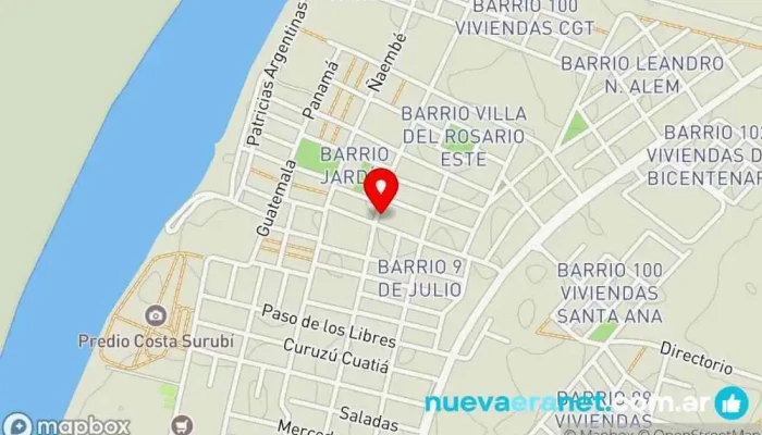 mapa de Panadería El Principito Panadería en Goya