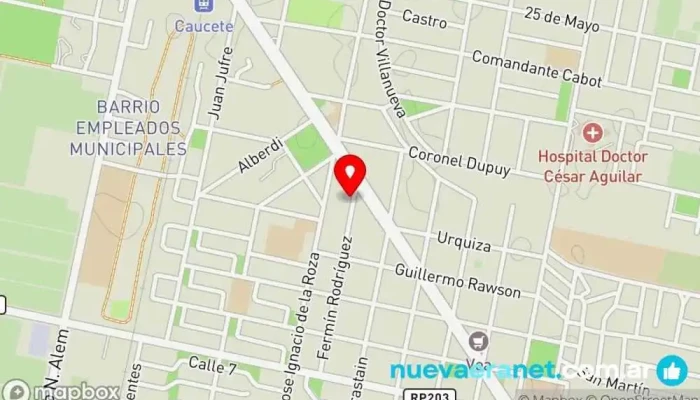 mapa de Panaderia el Progreso Panadería en Caucete