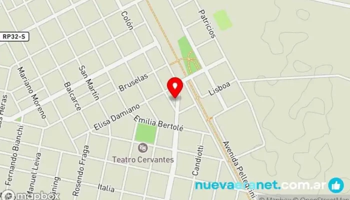 mapa de Panadería El Rey Del Pan De Hugo Quiroga Panadería en El Trebol