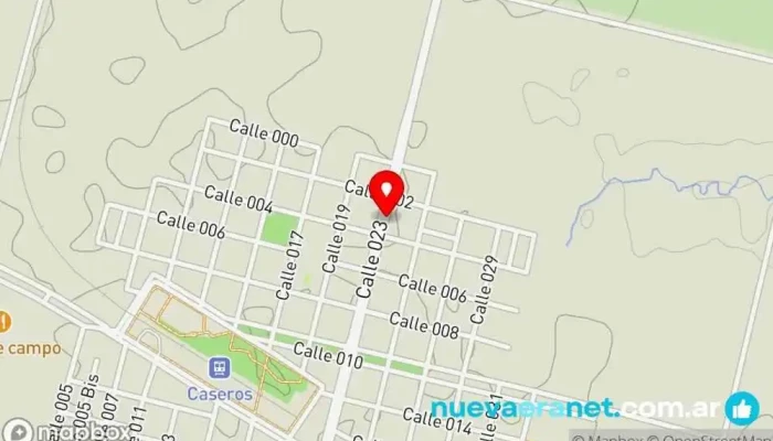 mapa de Panadería El Riel Panadería en Caseros