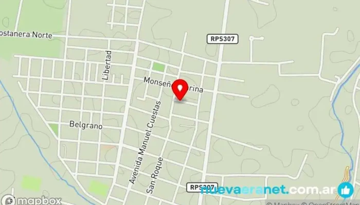 mapa de Panadería El Rubio Panadería en Villa Sarmiento