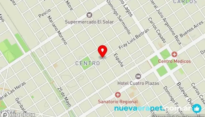 mapa de Panadería EL SOL Casilda Panadería en Casilda