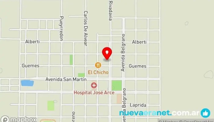 mapa de Panaderia El Turquito Panadería en Las Garcitas