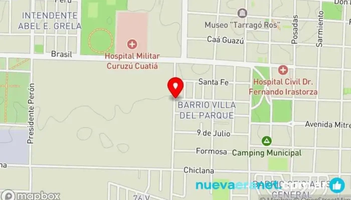 mapa de Panadería Elefran Panadería en Curuzú Cuatiá