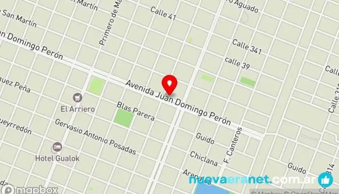 mapa de Panaderia Elena Panadería en Sáenz Peña