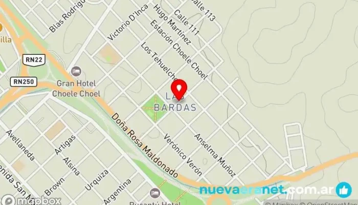 mapa de Panadería Emanuel Panadería en Choele-choel