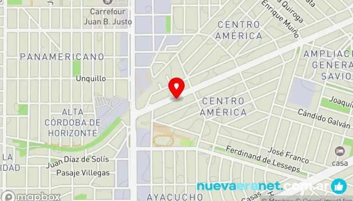 mapa de Panadería Eugenia Panadería en Córdoba