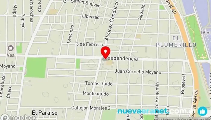 mapa de Panaderia Fiambreria Elaboracion Propia Panadería en Las Heras