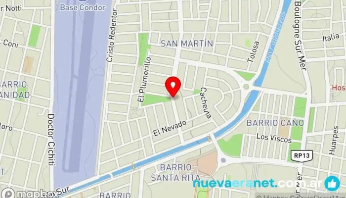 mapa de PANADERIA FORN DE PA Panadería en Mendoza