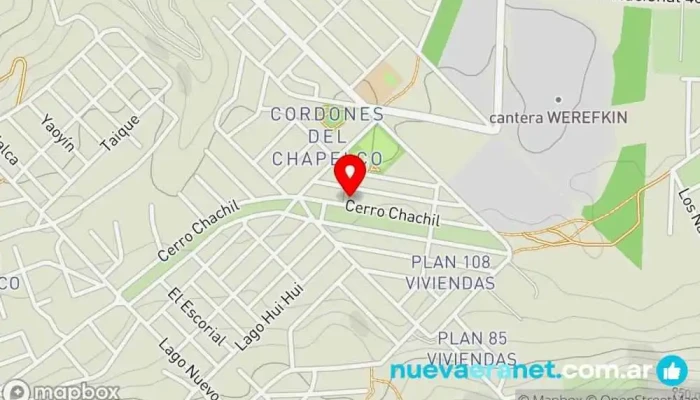 mapa de PANADERIA FORTALEZA Panadería, Pastelería en San Martín de los Andes
