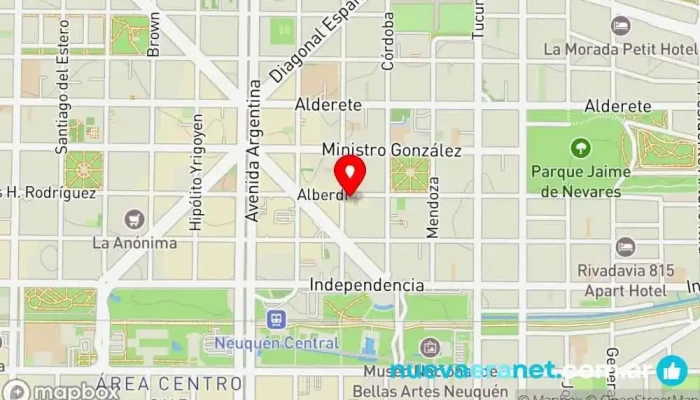 mapa de Panaderia Fustina Panadería en Neuquén
