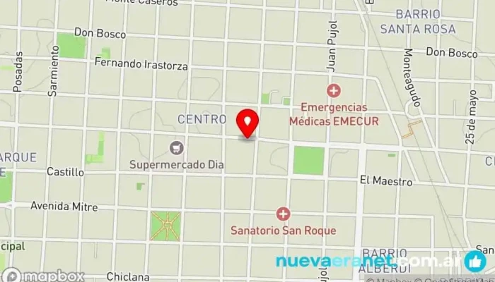 mapa de PANADERIA GAUCHITO GIL Panadería en Curuzú Cuatiá