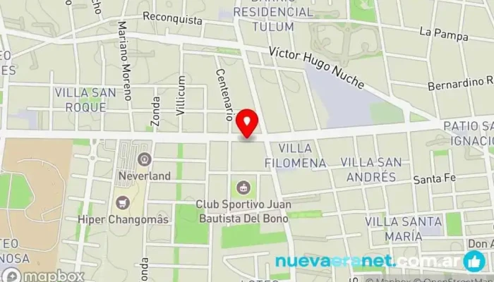 mapa de Panaderia Ger Panadería en Rivadavia