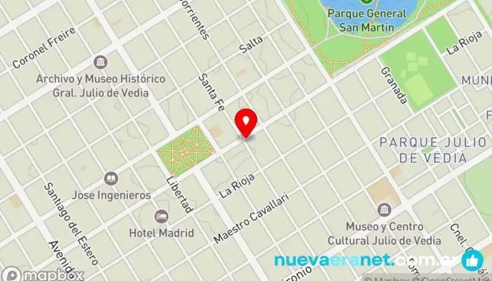 mapa de Panaderia Gobelli Panadería en 9 de Julio