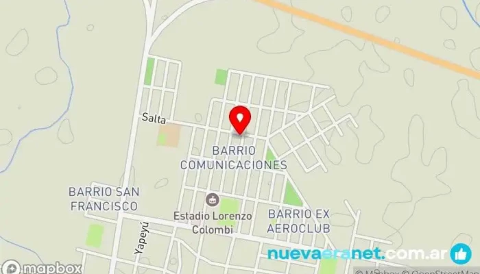 mapa de Panaderia Gonza Panadería en Mercedes
