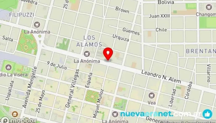 mapa de Panaderia Graciela Panadería en Cipolletti