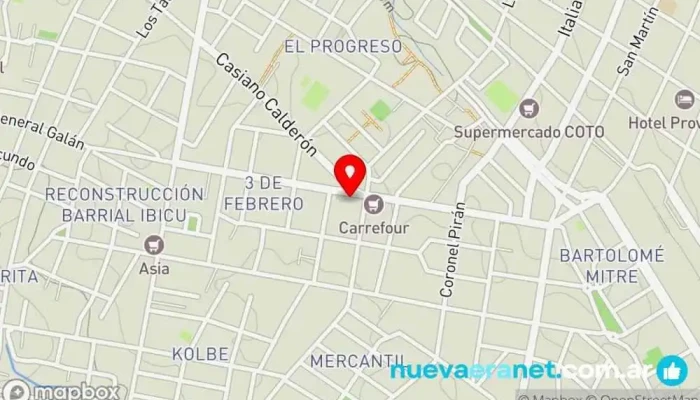 mapa de Panaderia Graf Panadería en Paraná