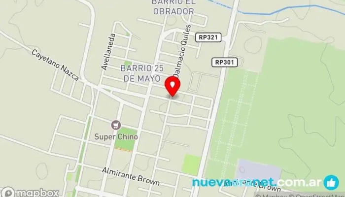 mapa de Panadería Gramajo Panadería en Lules