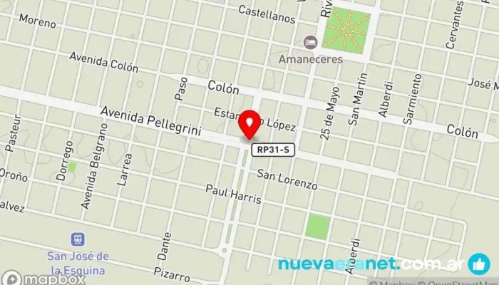 mapa de Panadería 