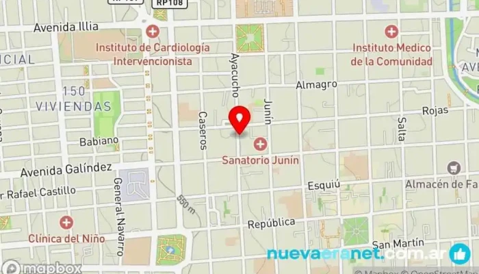mapa de Panadería GYA Panadería en San Fernando del Valle de Catamarca