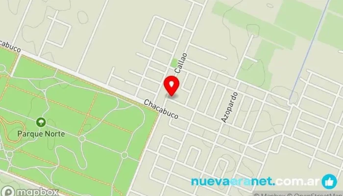 mapa de Panaderia Hermes (Facturas—galletas—tortas) Supermercado en San Rafael