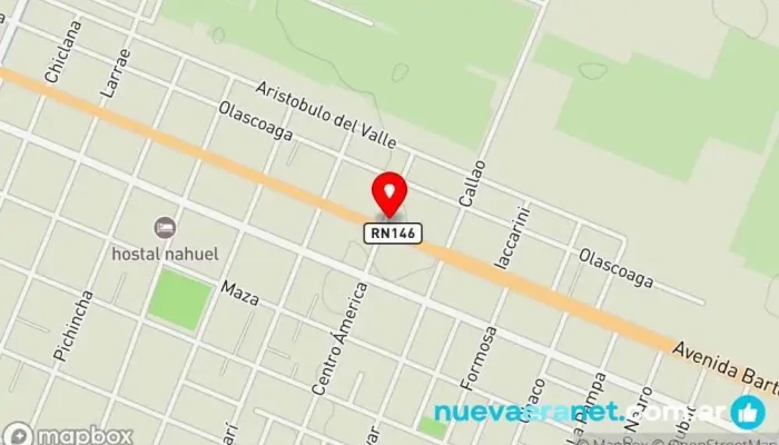 mapa de Panadería Hermes mitre 1601 Comercio, Panadería en San Rafael