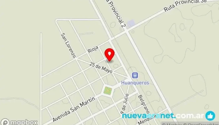 mapa de Panadería Huanqueros Panadería en Huanqueros