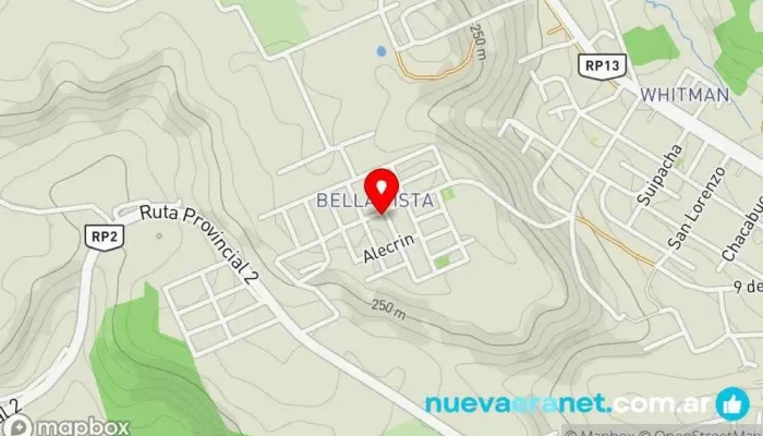 mapa de PANADERIA JIREH Panadería en El Soberbio