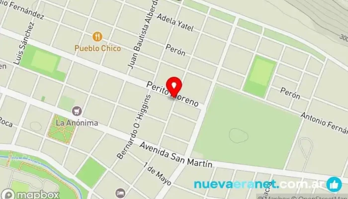 mapa de Panadería Jocelyn Panadería en Gdor. Gregores