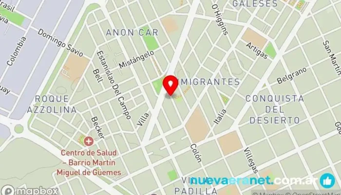 mapa de Panaderia Jose Luis Panadería en Puerto Madryn