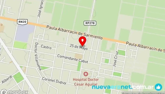 mapa de Panaderia Juan Carlos Panadería en Caucete