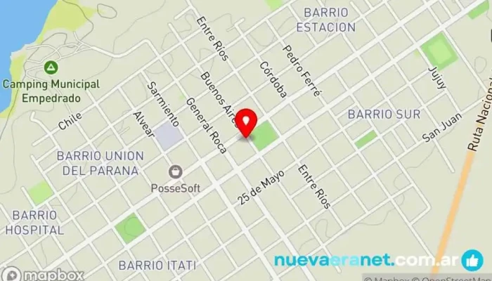 mapa de Panaderia Julio Cesar Panadería en Empedrado