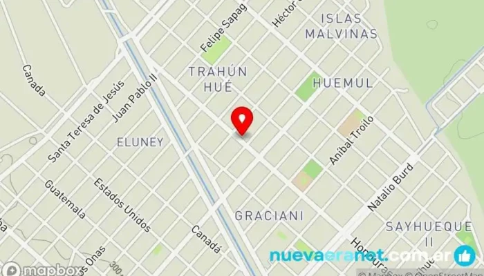mapa de Panaderia La Americana B Panadería en Centenario