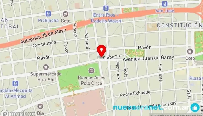 mapa de Panadería 