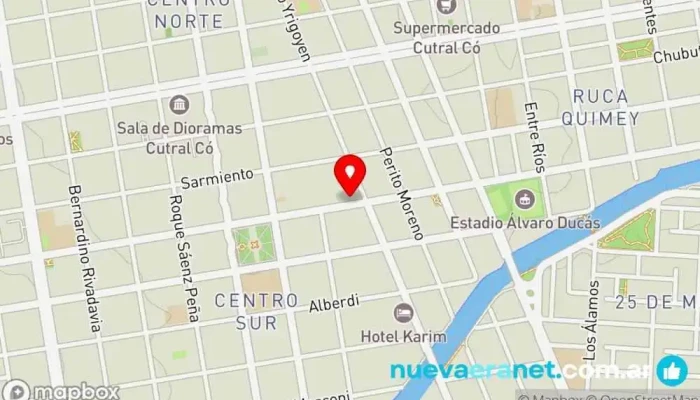 mapa de Panadería La Artesana 2 Panadería en Cutral Co