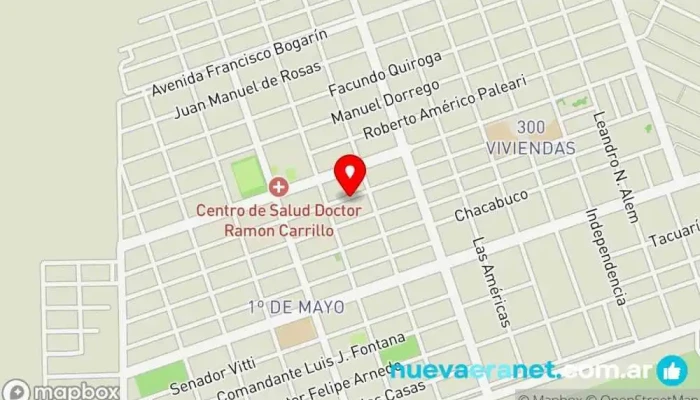 mapa de Panaderia la Artesanal Panadería mayorista, Panadería en Clorinda