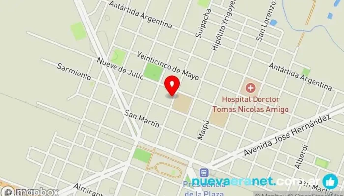 mapa de Panadería La Artesanal Panadería en Presidencia de la Plaza