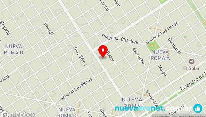 mapa de Panadería la Boulangerie Panadería en Casilda