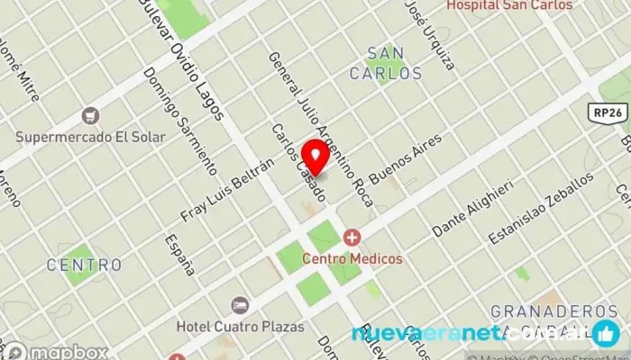 mapa de Panaderia la Boutique del Pan Panadería en Casilda