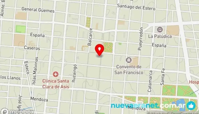 mapa de Panaderia la Caba a de Salta Panadería en Salta