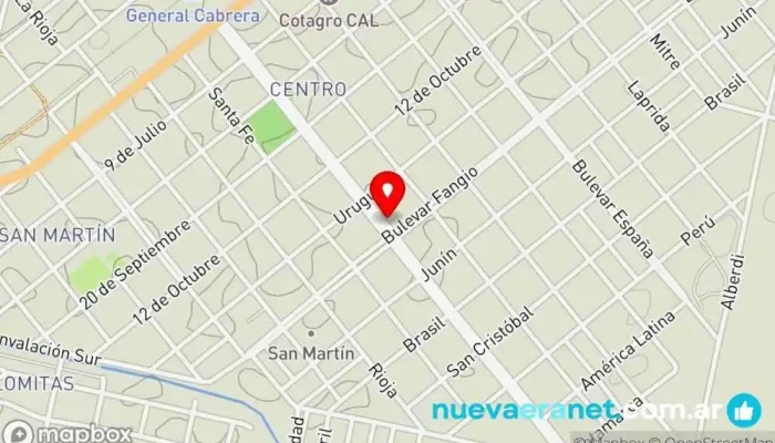 mapa de Panadería La Cuadra Panadería en Gral. Cabrera
