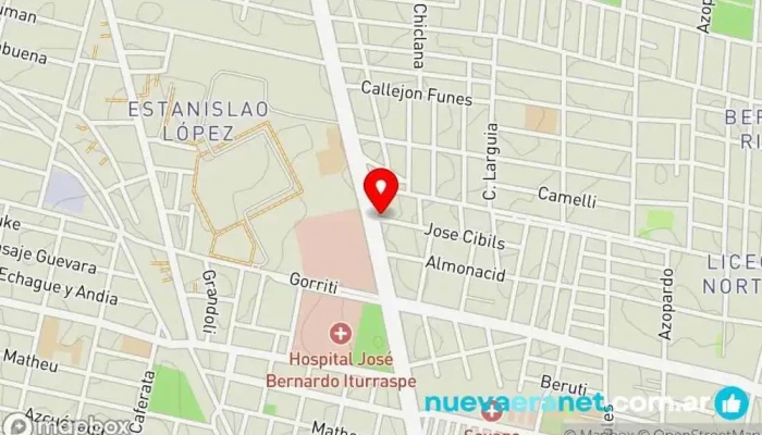 mapa de Panaderia la duquesa Panadería en Santa Fe de la Vera Cruz