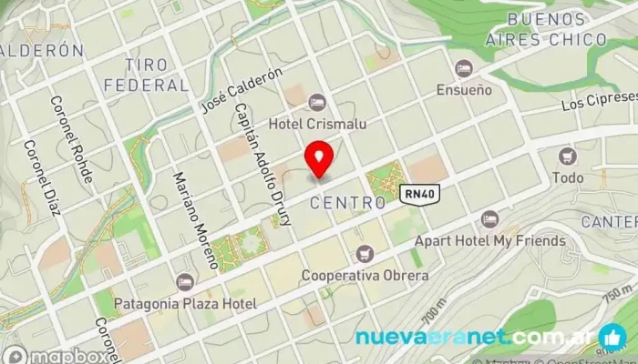 mapa de Panadería La Ensaimada Panadería en San Martín de los Andes